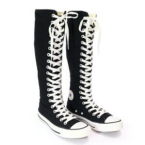 Converse CTAS XX HI Sneaker Knee High Tall Black Lace Up Zippered Men's 4 Wo's 6